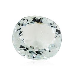 6.36 ct.Natural Cushion Cut Aquamarine