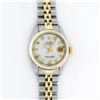 Image 2 : Rolex Ladies 2 Tone 14K MOP Diamond 26MM Datejust Wristwatch