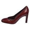 Image 3 : Sergio Rossi Dark Brown Snakeskin Pumps 37