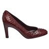 Image 8 : Sergio Rossi Dark Brown Snakeskin Pumps 37
