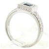 Image 6 : New Platinum Sapphire and Diamond Engagement Ring
