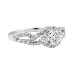 0.93 ctw Diamond Ring - 14KT White Gold