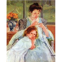 Mary Cassatt - Young Mother Sewing