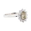 Image 1 : 1.35 ctw Diamond Ring - 14KT White Gold