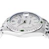 Image 4 : Rolex Mens Stainless Steel Silver Index Diamond 36MM Datejust Wristwatch