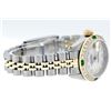 Image 5 : Rolex Ladies 2 Tone White Diamond & Emerald Datejust Wristwatch