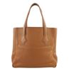 Image 1 : Hermes Victoria Cabas Clemence 32 Brown Leather Shoulder Bag