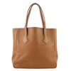 Image 2 : Hermes Victoria Cabas Clemence 32 Brown Leather Shoulder Bag