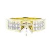 Image 2 : 0.80 ctw Diamond Semi-Mount Ring - 18KT Yellow Gold