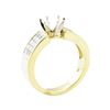 Image 4 : 0.80 ctw Diamond Semi-Mount Ring - 18KT Yellow Gold