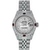 Image 2 : Rolex Ladies Stainless Steel Quickset MOP Diamond Lugs Datejust Wristwatch