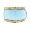 Image 2 : 0.42 ctw Diamond Ring - 18KT Yellow Gold