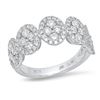 Image 1 : 14K White Gold 1.32CTW Diamond Ring, (VS-SI1/VS-SI1/G)