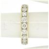 Image 9 : 14k Yellow Gold 1.05 ctw Round Diamond Band Ring