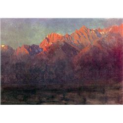 Sunrise in the Sierras by Albert Bierstadt