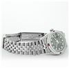 Image 7 : Rolex Mens Stainless Steel Diamond Lugs & Ruby Datejust Wristwatch With Rolex Bo