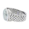 Image 4 : Rolex Mens Stainless Steel 36MM Slate Grey Roman Datejust Wristwatch