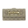 Image 1 : Gucci Grey Guccissima Hook Wallet