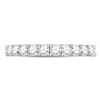Image 2 : 1 CTW Round Diamond Single Row Ring 14kt Yellow Gold - REF-83M9A