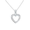 Image 1 : 0.50 CTW Diamond Necklace 18K White Gold - REF-60Y2X