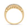 Image 3 : 1/5 CTW Round Diamond I Love You Ring 10kt Yellow Gold - REF-16R8H