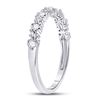Image 3 : 1/6 CTW Round Diamond Stackable Ring 10kt White Gold - REF-14H4W