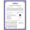 Image 2 : Genuine 3.41 ctw Amethyst & Diamond Ring 14KT White Gold - REF-75Z4N