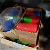 Image 2 : BOX OF PLASTIC CUPS, PLATES, AND BOWLS