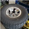 Image 2 : 4 TIRES ON 5 BOLT RIMS 33 X 10.5 R15 INCH TIRES