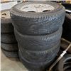 Image 1 : SET OF 4 P215/70 R15 TIRES ON 5 BOLT PONTIAC RIMS