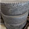 Image 4 : SET OF 4 P215/70 R15 TIRES ON 5 BOLT PONTIAC RIMS