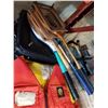 Image 2 : VANCOUVER CANADIANS 1989 CUSHIONS, LIFE JACKETS, TENNIS RACKETS, AND SUITCASE