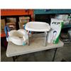 Image 1 : BATH TUB SAFETY RAIL, SEAT AND RAISED TOILET SEAT