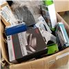 Image 2 : BOX OF STORE RETURN ELECTRONICS, CORDS, SELFY STICKS