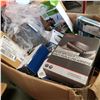 Image 3 : BOX OF STORE RETURN ELECTRONICS, CORDS, SELFY STICKS
