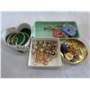 Image 1 : 4 TRAYS OF JEWELLERY - NECKLACES, RINGS, WATCH, ETC