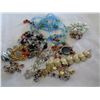 Image 2 : 2 TRAYS OF JEWELLERY - RHINESTONE, GOLD TONE, BEADED, ETC