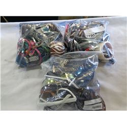 2 BAGS OF JEWELLERY AND BAG OF SUNGLASSES