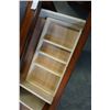 Image 9 : LEATHER TOP COFFEE TABLE AND END TABLE - LEATHER IS DAMAGED