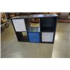 Image 3 : CUBICLE SHELF W/ FABRIC BASKETS