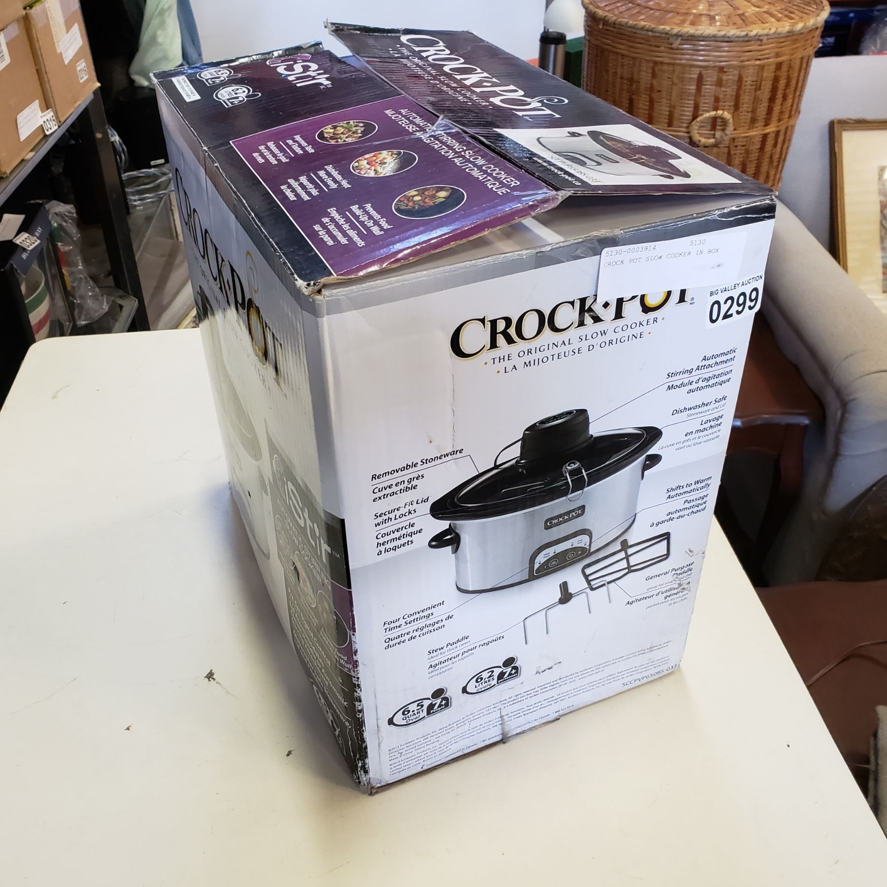 CROCK POT SLOW COOKER IN BOX