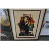 Image 2 : COCA COLA PRINT, PENGUIN PRINT AND STITCHED PICTURE