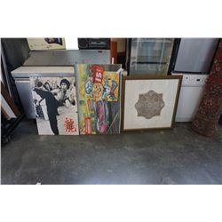 AZTEC PRINT, BRUCE LEE PRINT, AND MCDONALDS PRINT