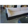 Image 8 : AS NEW FLOOR MODEL RATTAN PATIO GIANT "L" SHAPE OUTDOOR RATTAN SECTIONAL 114"x89", ALUMINUM FRAME W/