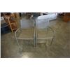 Image 2 : 2 METAL PATIO CHAIRS