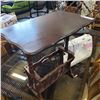 Image 2 : WOOD MAGAZINE RACK END TABLE