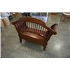 Image 4 : CARVED HALLWAY BENCH W/ STORAGE