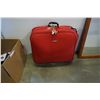 Image 1 : RED LUGGAGE BAG OF 1930-40S DRESSES