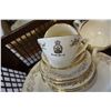 Image 2 : MISSION LEGION CHINA AND TRAY OF CHINA CUPS, SAUCERS, BIRKS, ROYAL ALBERT, ETC