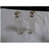 Image 2 : BIRKS STERING HAND MIRROR, CANDLE STICK, AND STERLING AND CRYSTAL SALT AND PEPPER SHAKERS
